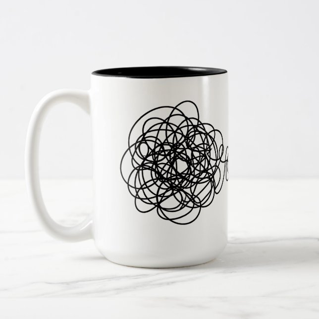 Tasse 2 Couleurs Wrap-Around Chaos to Zen (Gauche)