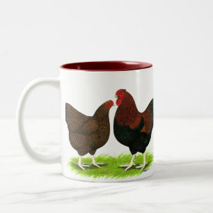 Tasse 2 Couleurs Wyandotte : paire de perdrix