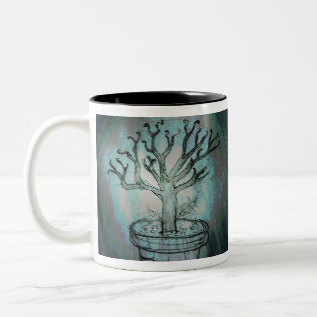 Tasse 2 Couleurs yaei bonsai (Gauche)