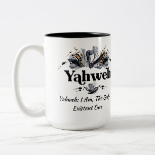 Tasse 2 Couleurs Yahweh   Noms de Dieu Café chrétien dévotionnel
