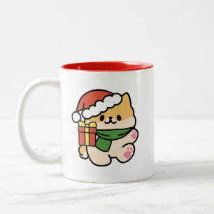 Tasse 2 Couleurs Yappy Howlidays - Jote Christmas Dog Cartoon
