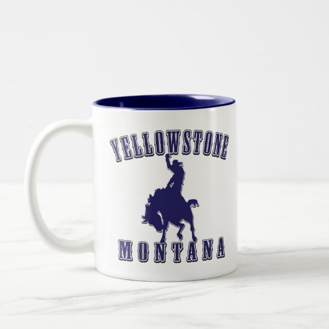 Tasse 2 Couleurs Yellowstone Montana (Gauche)