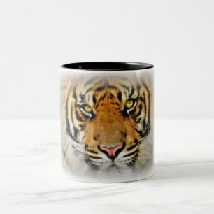 Tasse 2 Couleurs Yeux du tigre, Amour_