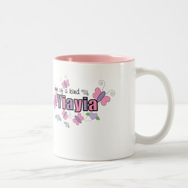 Tasse 2 Couleurs YiaYia Unique (Droit)