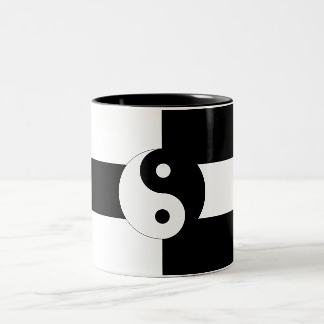 Tasse 2 Couleurs Yin Yang (Centre)
