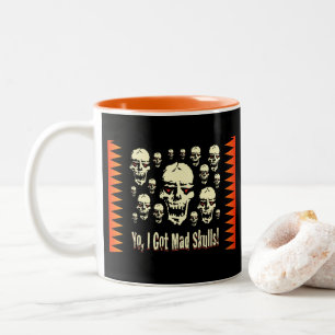 Tasse 2 Couleurs Yo J'Ai Mad Skulls Gfx BG-01