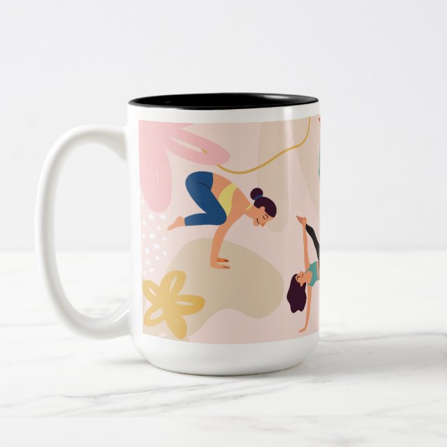 Tasse 2 Couleurs Yoga (Gauche)