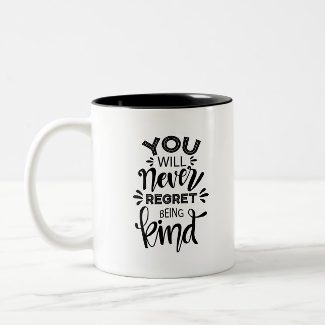 Tasse 2 Couleurs You Will Never Regret (Gauche)