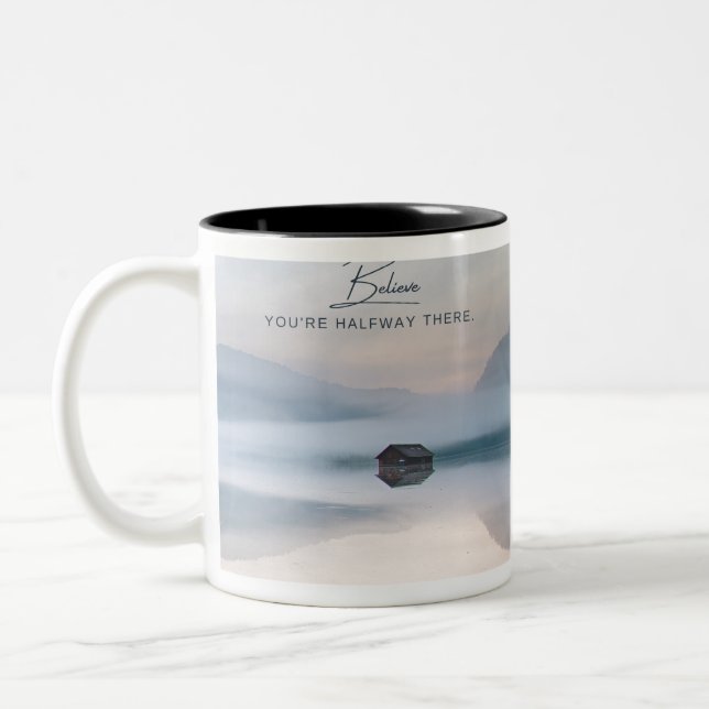 Tasse 2 Couleurs Zazzle mer et le ciel (Gauche)