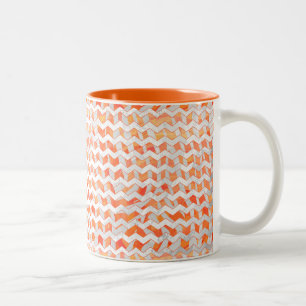 Tasse 2 Couleurs Zebra Orange and White Print