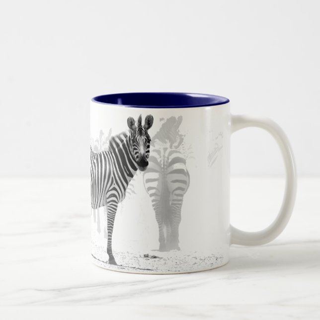 Tasse 2 Couleurs Zèbre (Droit)