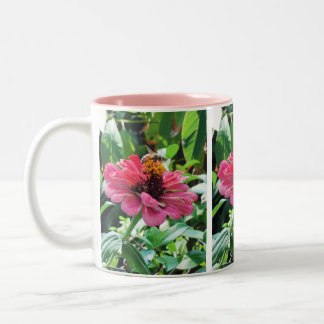 Tasse 2 Couleurs Zinnia Honey Bee