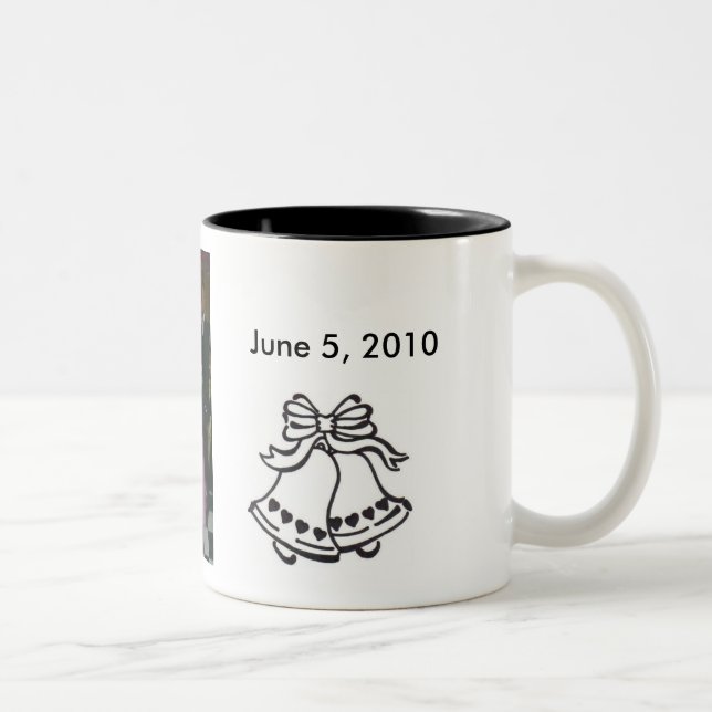 Tasse 2 Couleurs zme et Danny, mariage-cloche-avec… - Customisé (Droit)