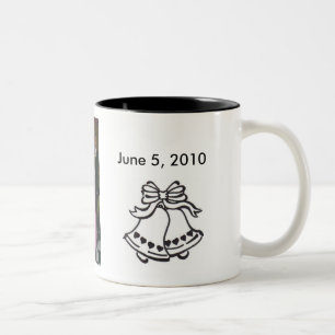 Tasse 2 Couleurs zme et Danny, mariage-cloche-avec… - Customisé