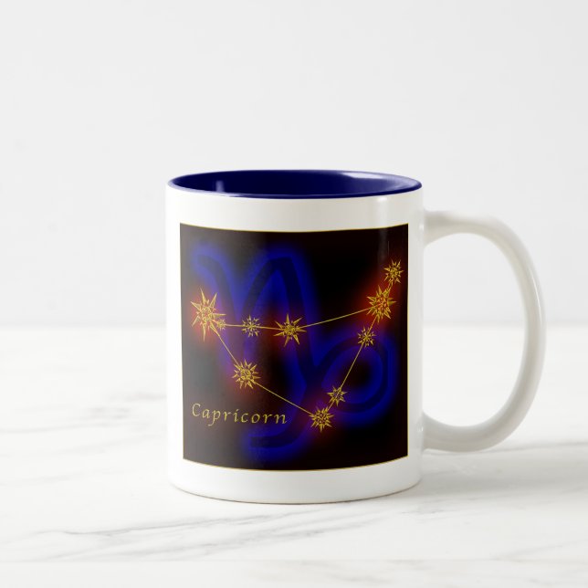 Tasse 2 Couleurs Zodiaque - Capricorne (Droit)