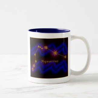 Tasse 2 Couleurs Zodiaque - Verseau