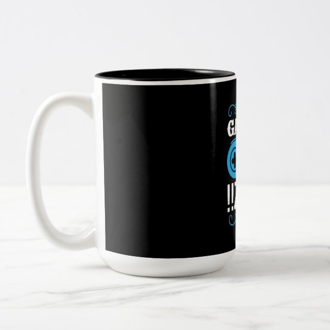Tasse 2 Couleurs Zone de jeu cadeau Gamer (Gauche)