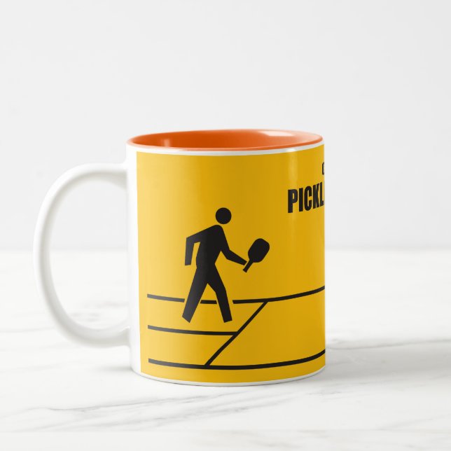 Tasse 2 Couleurs Zone de pickleball (Gauche)