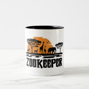 Tasse 2 Couleurs Zookeeper, Zoo Keeper