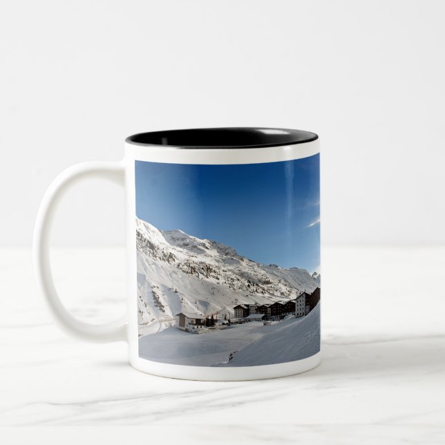 Tasse 2 Couleurs Zurs Lech am Arlberg Alpes autrichiennes Autriche (Gauche)