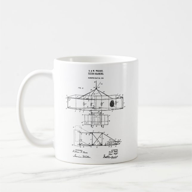 Tasse #2 d'avion de frères de Wright (Gauche)