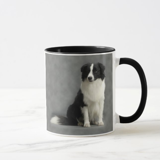Tasse 2 de border collie (Droite)