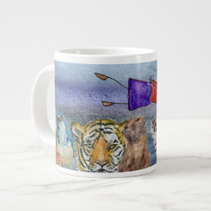 Tasse # 2 Joanna volant au-dessus des animaux
