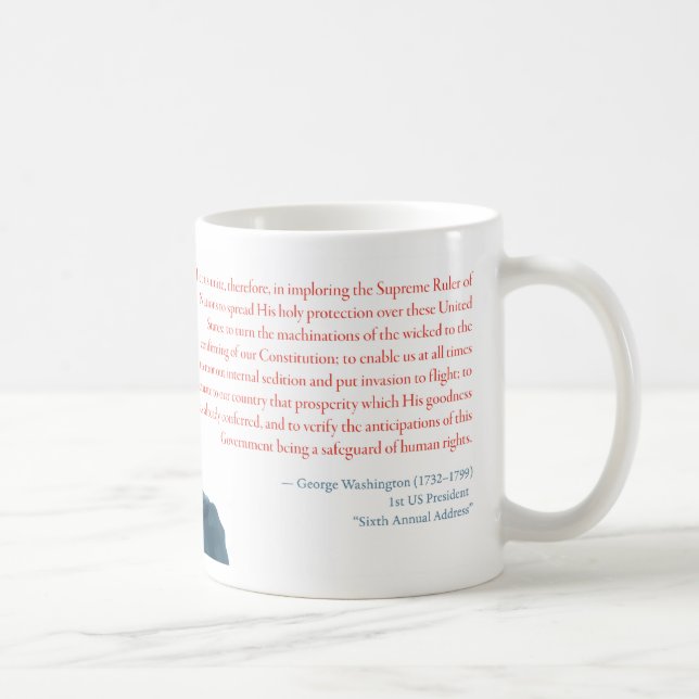 Tasse #8 de George Washington (Droite)