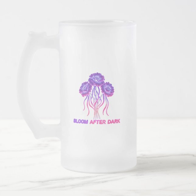 Tasse à bar à fleurs Fantasy Rose Violet (Gauche)
