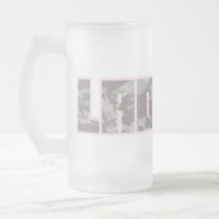 Tasse à bière avec texte camouflage urbain "Ladett