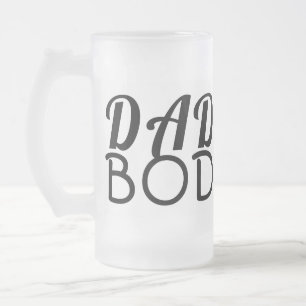 Tasse à bière en verre dépoli originale de la fête