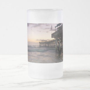 Tasse à bière en verre givré 1ère aube Cocoa Pier