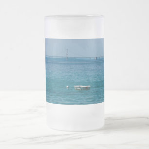 Tasse à bière en verre givré Afloat At Mackinac