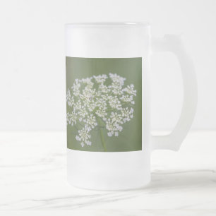 Tasse à bière en verre givré Queen Anne's Lace