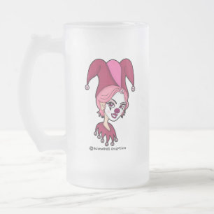 Tasse à bière givré Pink Jester