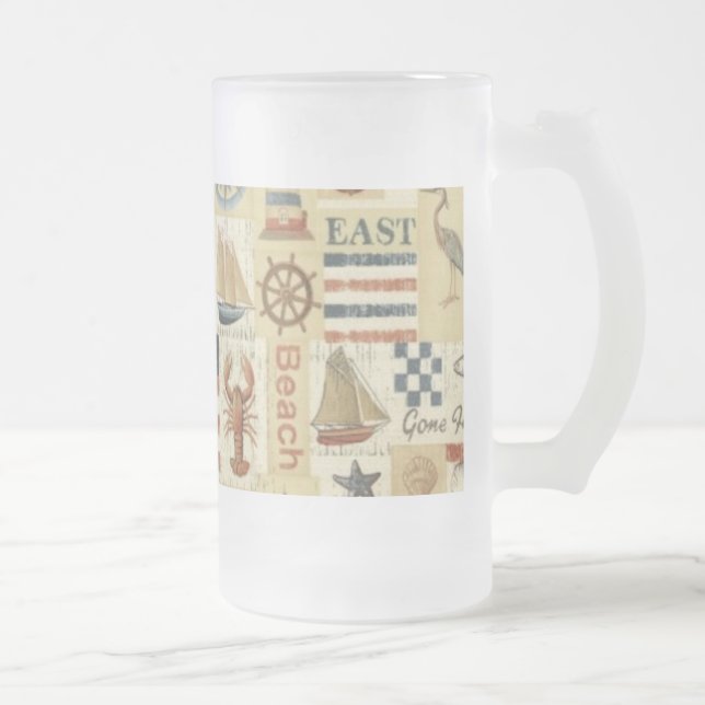 Tasse à bière nautique (Droit)