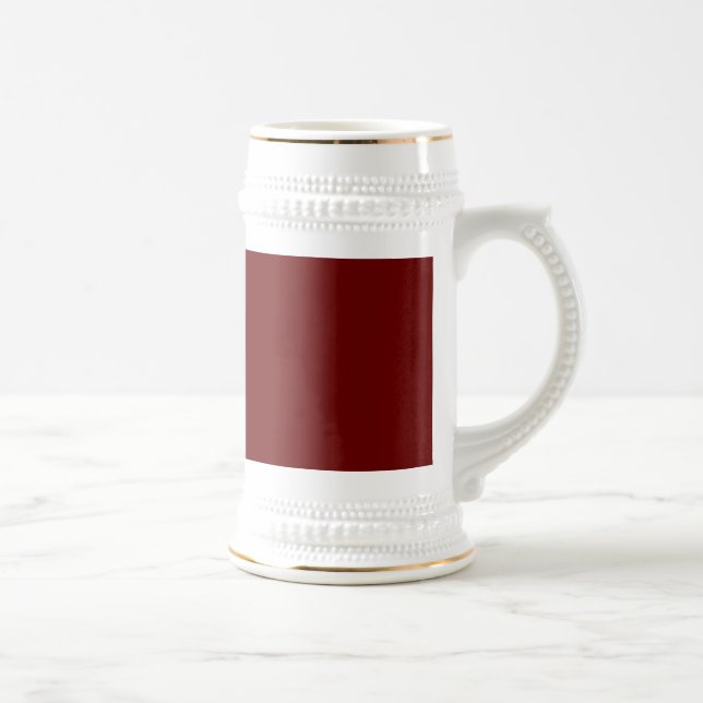 Tasse à bière rouge sang (Droite)