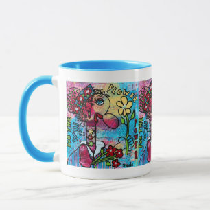 Tasse à boisson de 330 ml "Flower Power pour la vi