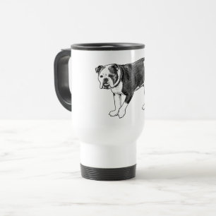 Tasse à bulldog Sip, Dot Travel Mug