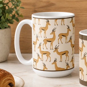 TASSE À CAFE 45 CL. "GAZELLE"