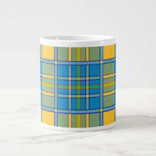 tasse à café à carreaux tartan écossais