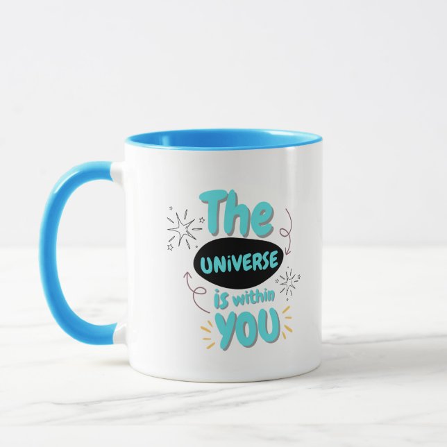 Tasse à café à citation esthétique  (Gauche)