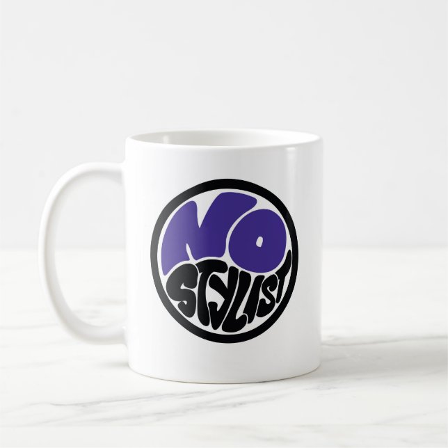 Tasse à café à emblème double purp NO STYLIST (Gauche)