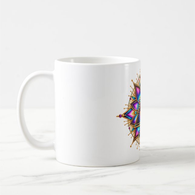 Tasse à café à l'emblème du prisme de lotus (Gauche)