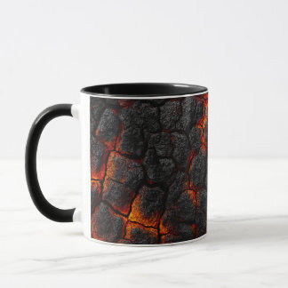 Tasse à café à motif damassé foncé