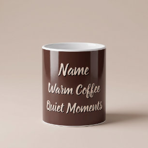 Tasse à café à motif de chocolat fondu qui coule