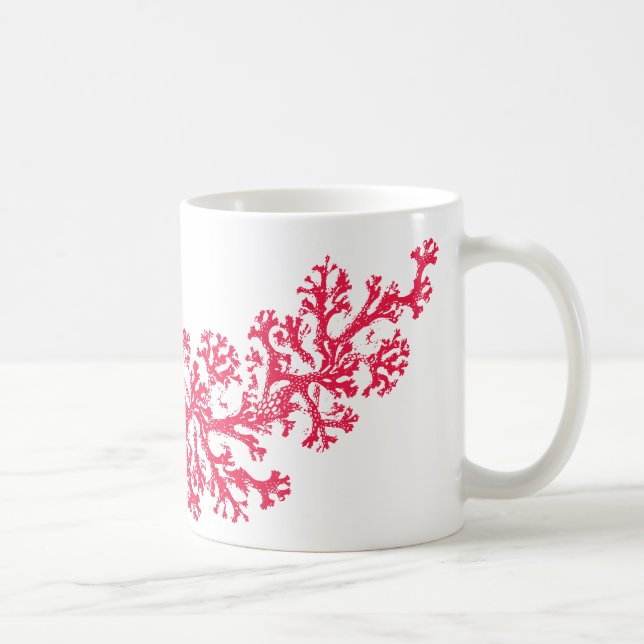 Tasse à café à motif de corail (Droite)