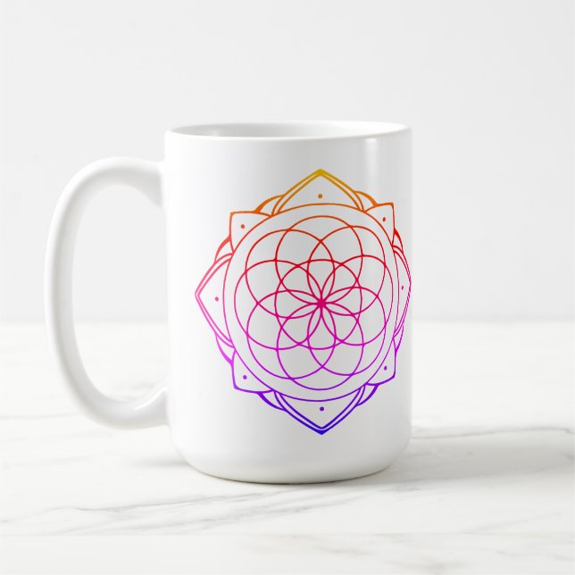Tasse à café à motif mandala (Gauche)