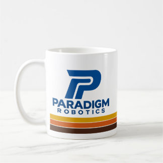 Tasse à café à rayures rétro Paradigm Robotics