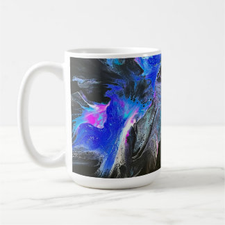 Tasse à café abstraite Electric Bloom